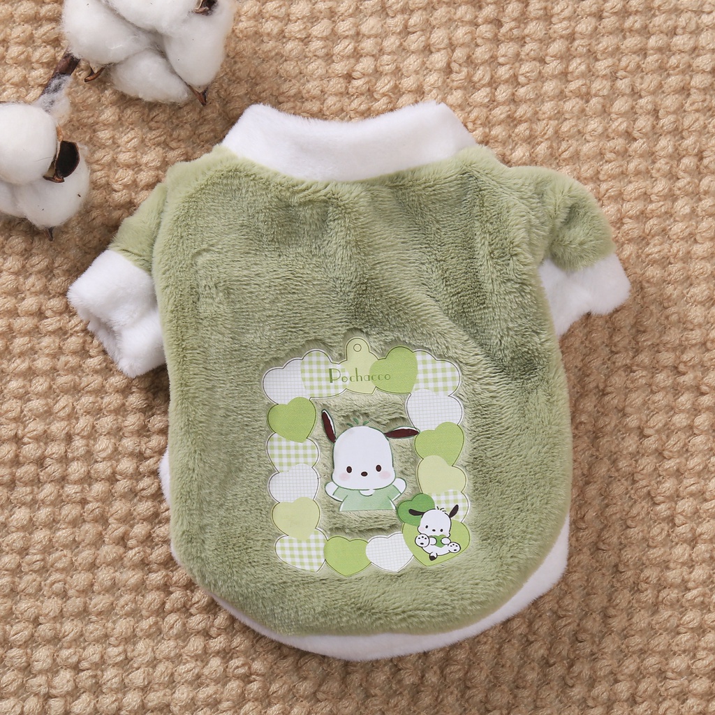 Bộ Quần Áo Thú Cưng Dễ Thương Bằng Vải Bông Phong Cách sanrio