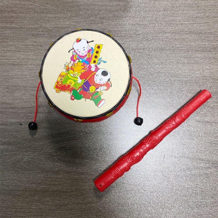 Trống Lục Lạc Cầm Tay Đồ Chơi Truyền Thống Giáo Dục Sớm Cho Trẻ Sơ Sinh