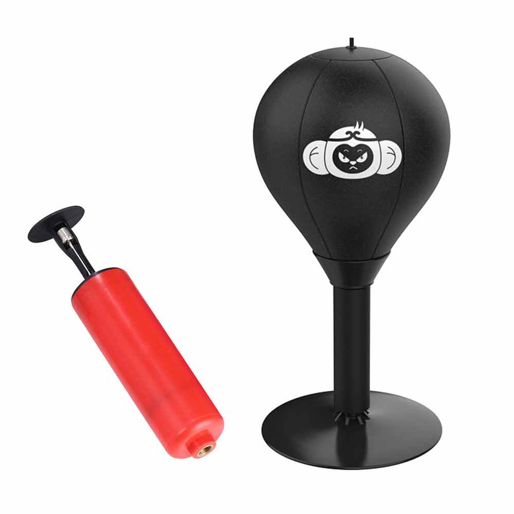 Boxing Desktop Speed Ball Leather Decompression Punching Bag Wall-mounted Strong Sucker Child Training Fitness