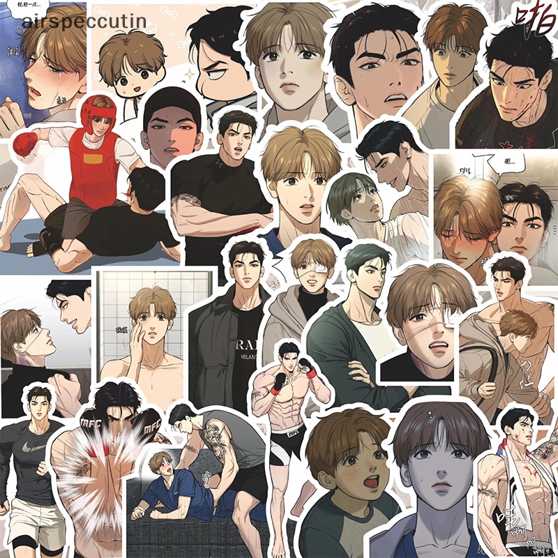 Airspeccutin Set 66 sticker manwha jinx Dán Trang Trí laptop Điện Thoại Dễ Thương diy