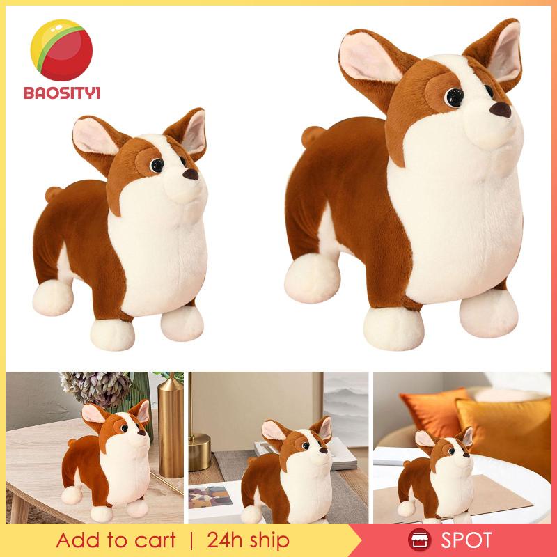 Corgi Thú Nhồi Bông Hình Cún corgi Dễ Thương Dành Cho Bé