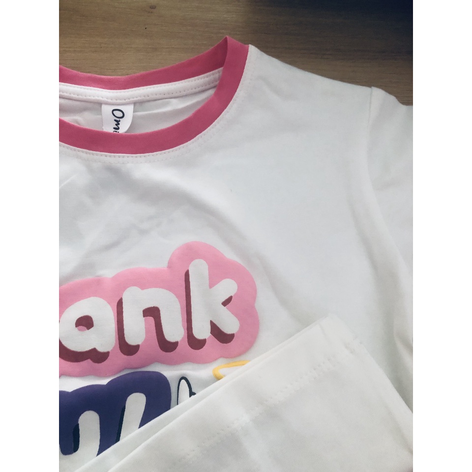 Áo thun trắng OMK thiên thần