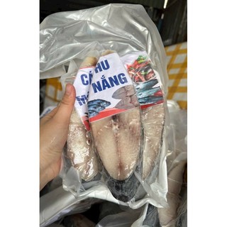 Cá thu cắt khúc phơi 1 nắng - túi 1kg