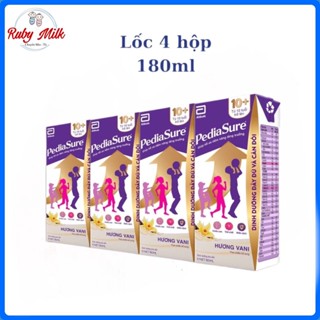 [Date 4.2026] Lốc 4 hộp Sữa Pediasure 10+ Pha Sẵn 180ml dành cho trẻ từ 10 tuổi trở lên