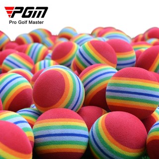 PGM 10PCS Bọt biển Golf Thực hành Ball Soft Ball Thực hành Bóng gôn trong nhà Q007