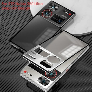 Ốp điện thoại cứng kim loại mờ có khóa / mở khóa từ tính sang trọng cho ZTE Nubia Z60 Ultra Z60Ultra Vỏ điện thoại chống sốc 5G hàng đầu