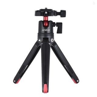  Andoer Mini Handheld Travel Tabletop Tripod Stand  with Ball Head for Canon    DSLR Mirrorless Camcorder for iPhone X 8 7 Plus 7s 6s for Samsung Huawei Honor 9  Smartphone 