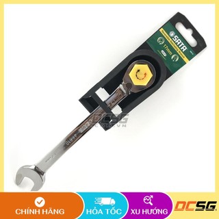Cờ lê vòng miệng tự động đảo chiều 17mm Sata 46610