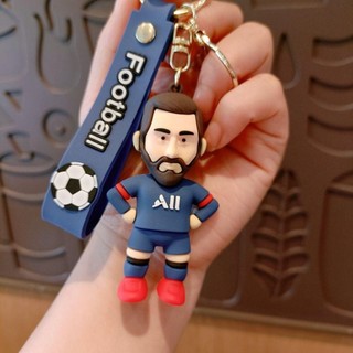 Móc Khóa Hình Cầu Thủ Messi 3D Độc Đáo