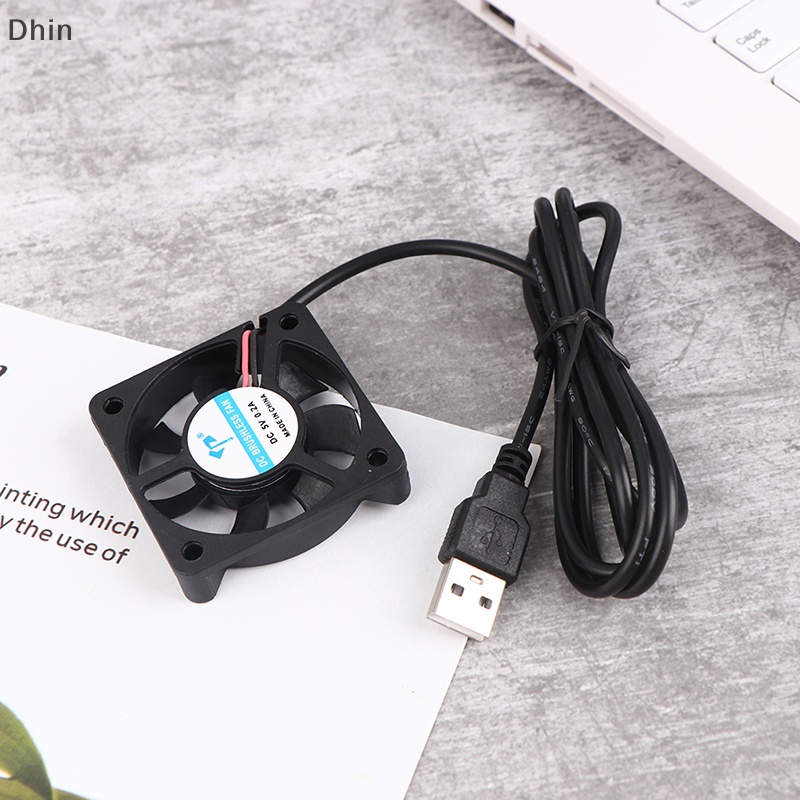 [Dhin] 1Pc DC5010 Quạt Im Lặng 5V Cáp USB Dầu Đầu Nối Máy Tạo Độ Ẩm Quạt PC