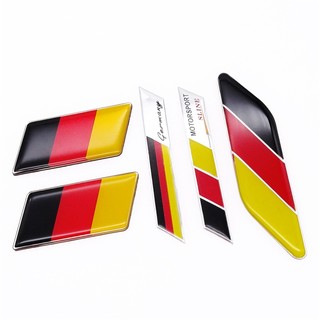 Miếng dán trang trí xe hơi audi hình lá cờ đức độc đáo