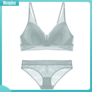 Bộ đồ thời trang thiết kế dễ thương cá tính| set đồ lót ren có mút đệm màu sắc nhã nhặn quyến rũ dành cho nữ