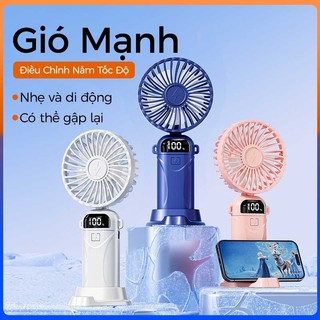 Quạt Mini Quạt Điện Quạt Sạc Quạt Để Bàn Quạt Du Lịch Cầm Tay Quạt Di Động  Quạt Làm Mát