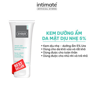 Kem Dưỡng Ẩm Da Mặt Dịu Nhẹ 5% Urê Ziaja Med Atopic Skin Dermatological FormulaGiảm Thô Ráp, Nứt Nẻ 50ml