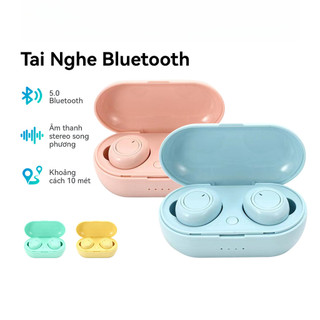 Tai Nghe Bluetooth Tai Nghe Không Dây Tai Nghe Bluetooth Macaron Trong Tai