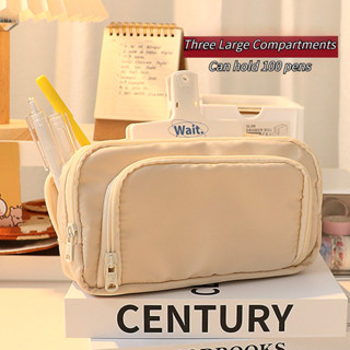 Túi Đựng Bút Sức Chứa Lớn Phong Cách Karean Đơn Giản Cho Nữ Sinh