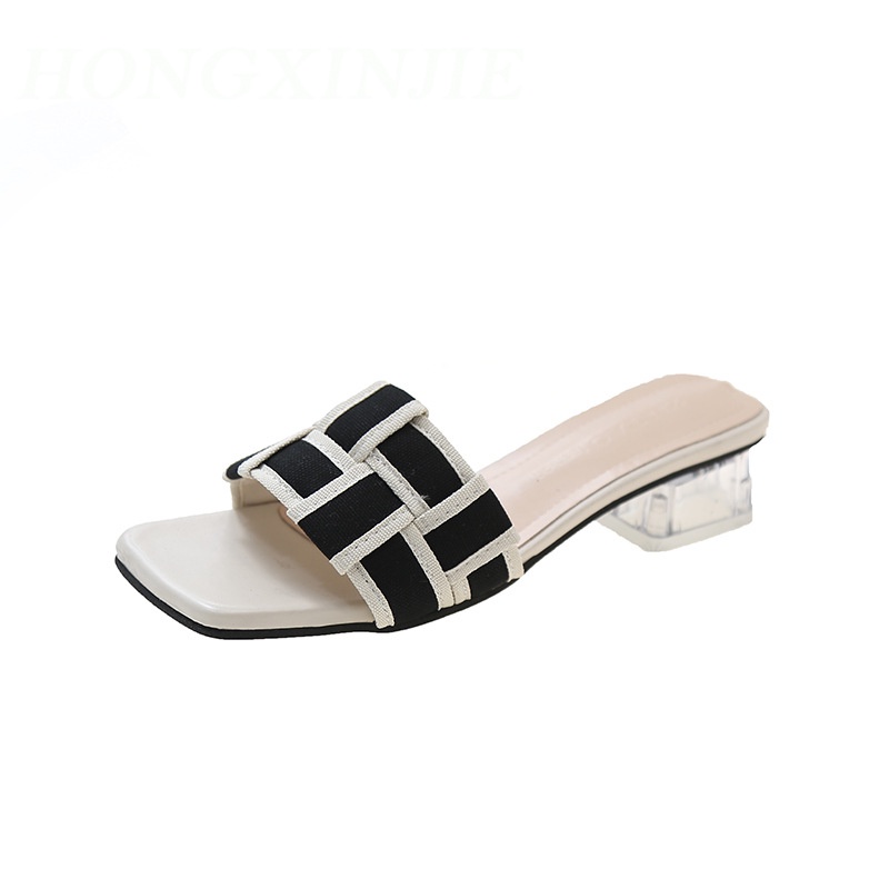 HONGXINJIE Giày Cao Gót Mũi Nhọn GIÀY SANDAL Thời Trang Mới 2023 Cho Nữ B95G092 35Z230831