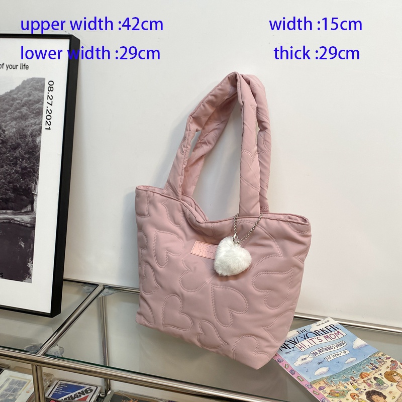 Túi Xách Vải Màu Trơn Cỡ Lớn Thời Trang Nữ Dễ Thương