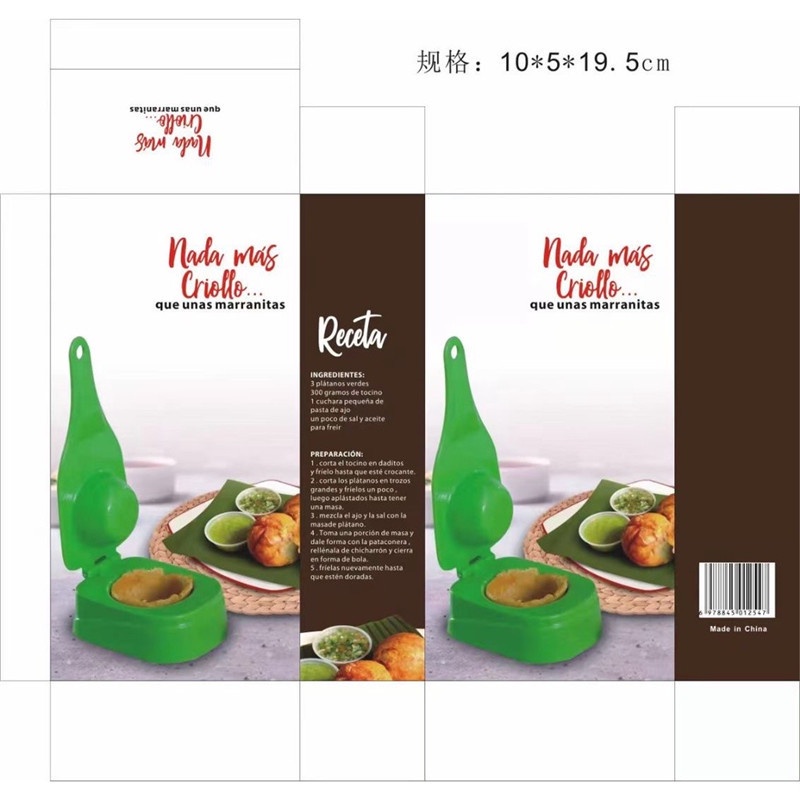 Khuôn Làm Thịt Viên Hình Trái Chuối nada mag criollo diy