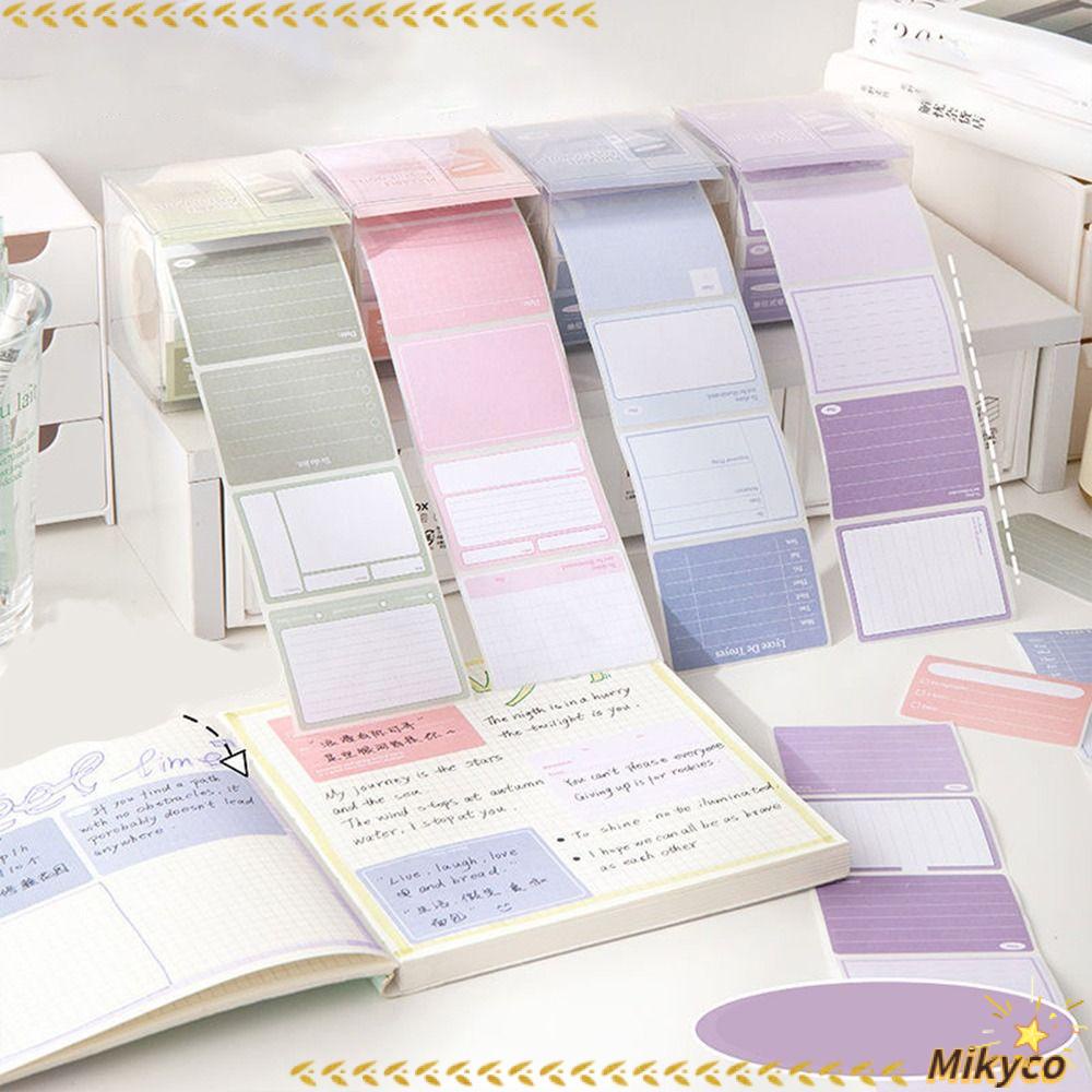 Hộp 256 Miếng Dán Ghi Chú Màu gradient Đơn Giản Sáng Tạo diy