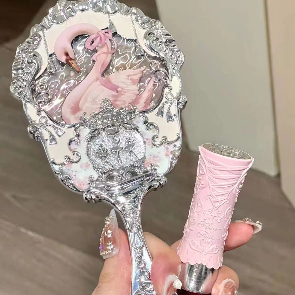 Gương Trang Điểm Cầm Tay Hình Thiên Nga