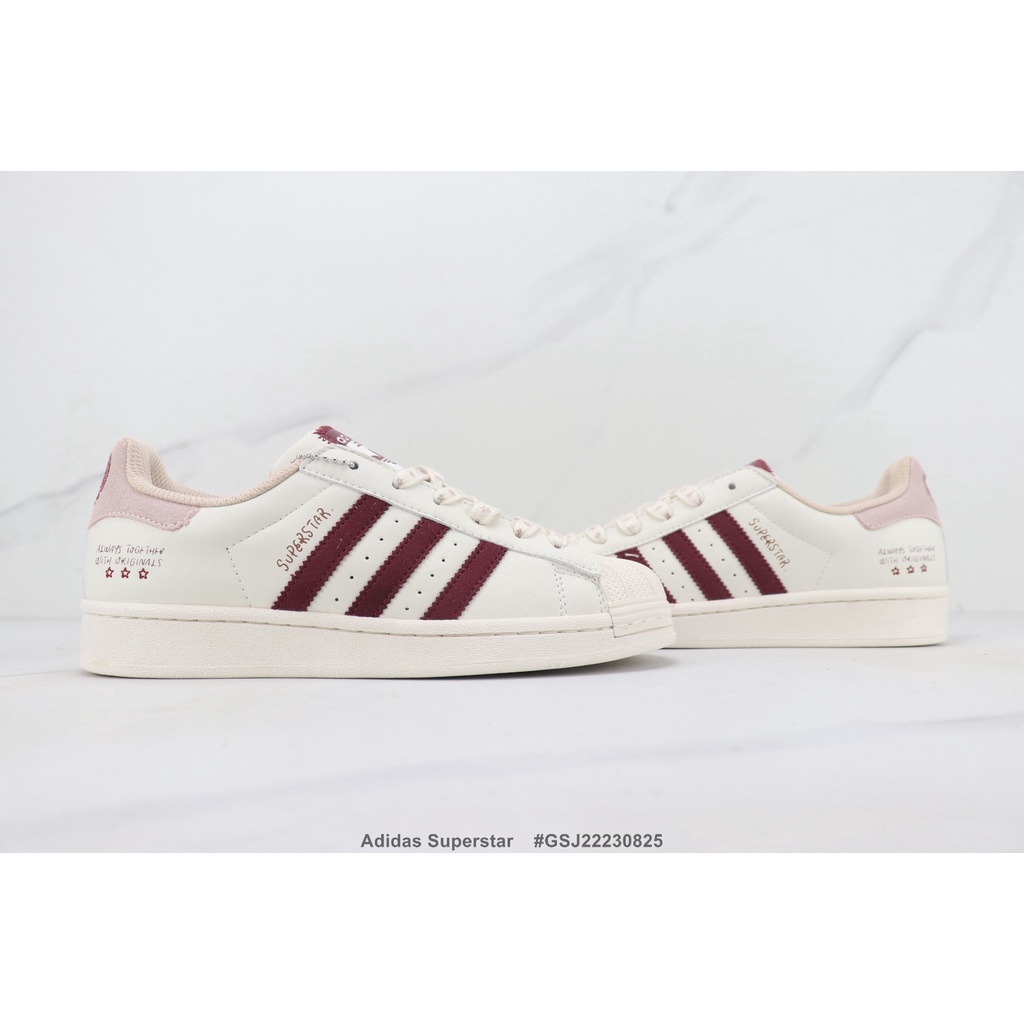 Giày Thể Thao adidas superstar Da Cỡ 35.5-44 Thiết Kế Cá Tính