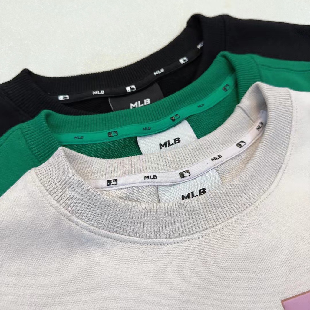 Áo Thun Tay Dài Cổ Tròn In Chữ mlb Thời Trang Mùa Thu 2023 088291
