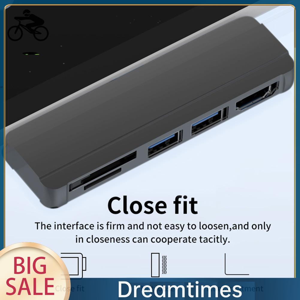 Bộ Chia Cổng usb 3.0 tf hdmi 4k dreamtimes1.vn Cho surface pro 6 pro 5 pro 4 hub