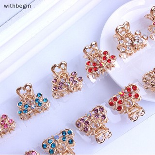 Kẹp Tóc mini Hình Hoa Pha Lê Phong Cách Mới