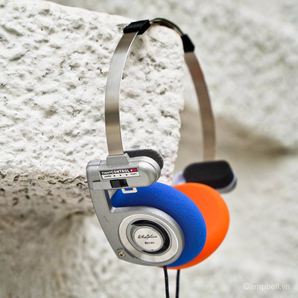 Whatplus Tai Nghe bluetooth Không Dây Phong Cách retro Nhật Bản