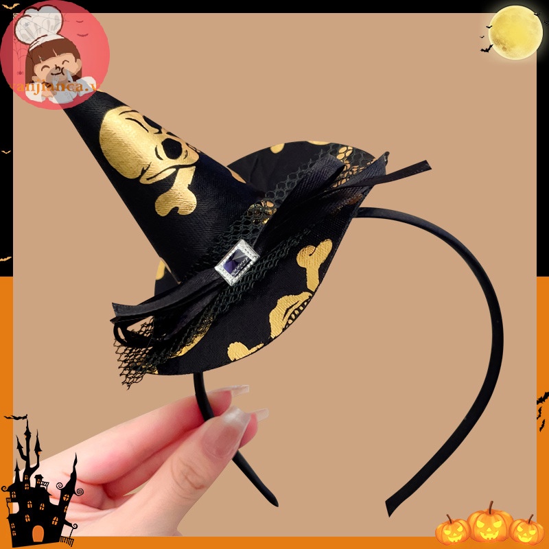 Yanca Băng Đô Cài Tóc Hóa Trang halloween kuromi Quỷ Xương Rồng Vui Nhộn Cho Người Lớn vn