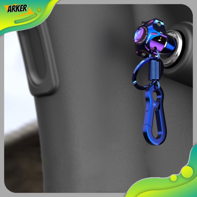 Ak general Móc Chìa Khóa Bằng Titan Hình Lục Giác Cho Tàu Đua