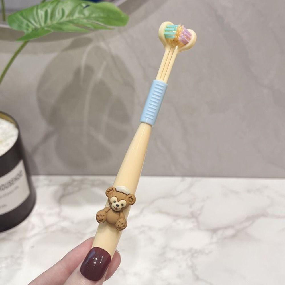 Augustina Bàn Chải Đánh Răng 3d 360 Độ Làm Sạch Sâu Thiết Kế Hoạt Hình ultraman Cho Bé 6-12 Tuổi