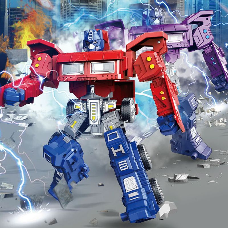 Đồ Chơi Lắp Ráp Rô Bốt Biến Hình Xe Hơi Vui Nhộn Cho Bé Trai