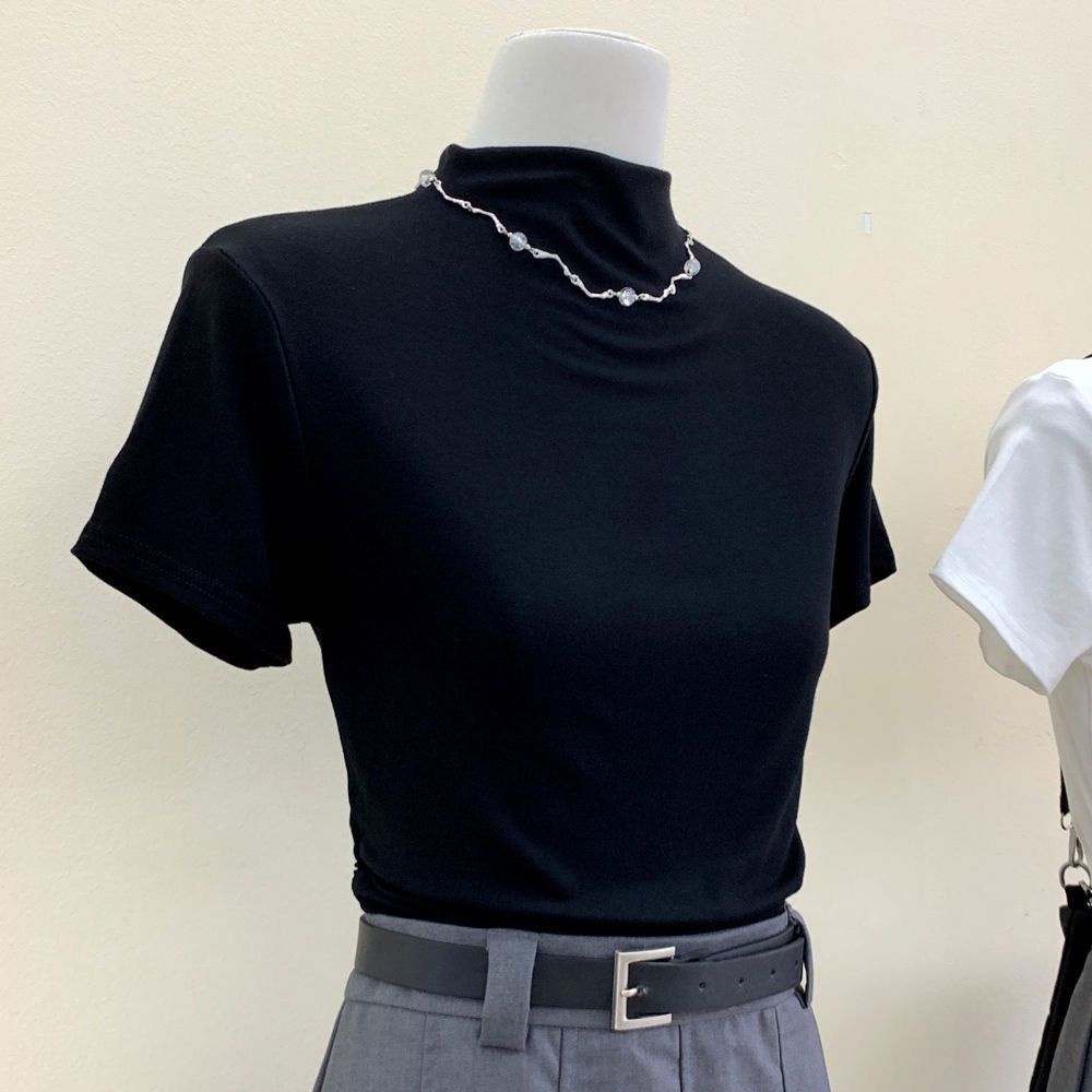 Set Áo Thun Lửng Và Chân Váy Dài Thời Trang Dành Cho Nữ