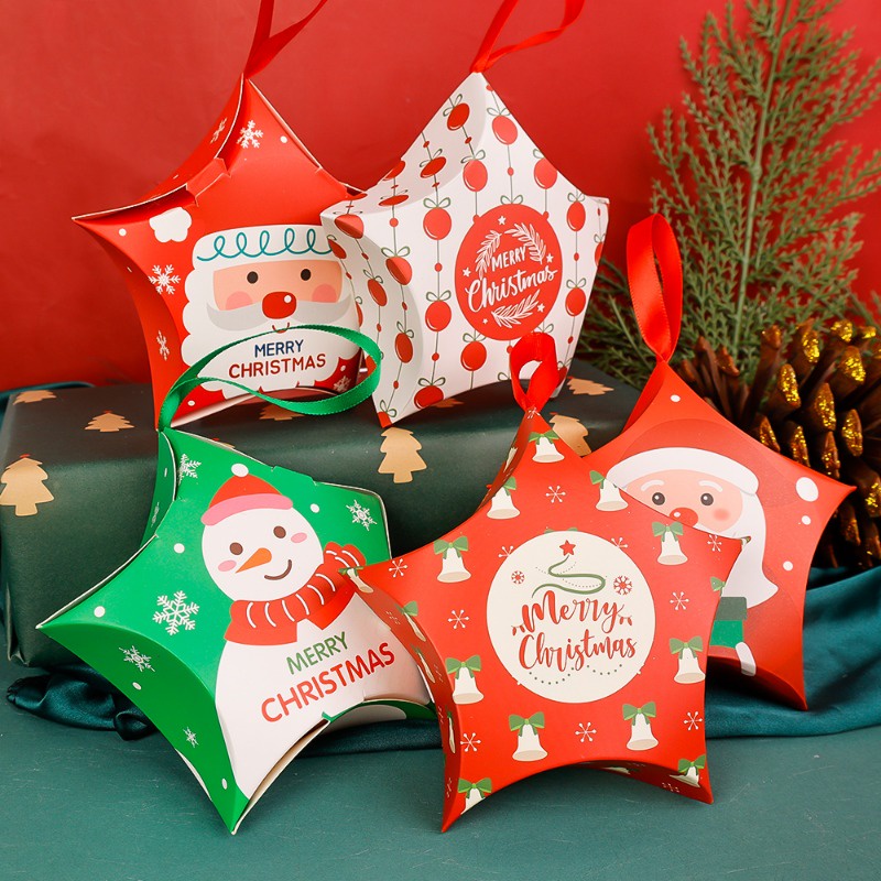 Hộp Giấy Đựng Kẹo / Quà Giáng Sinh Hình Ông Già Noel / Người Tuyết
