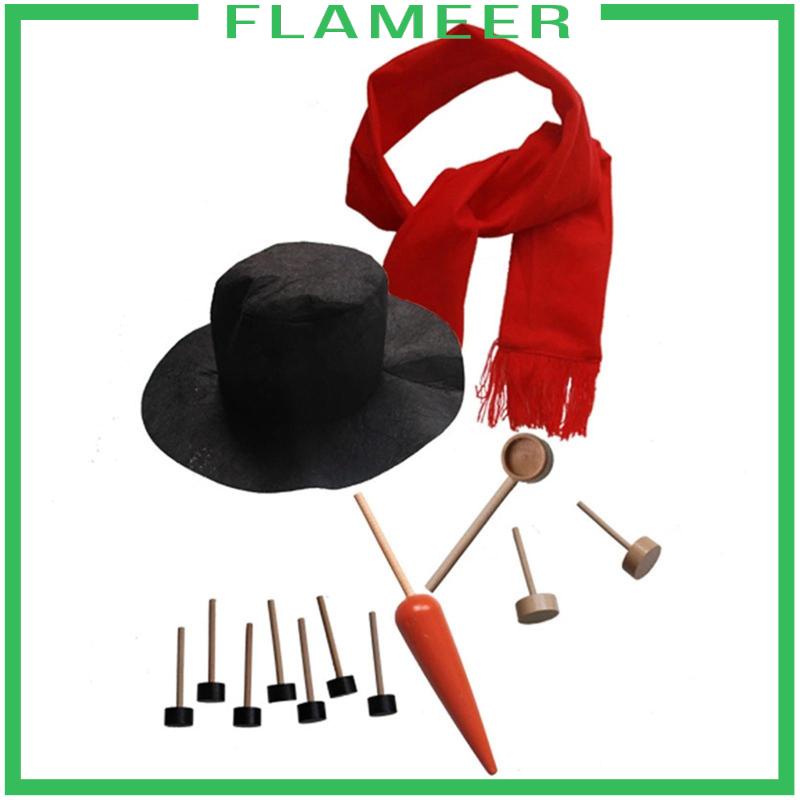 Set Đồ Hóa Trang Người Tuyết Kèm Khăn Choàng Cổ Và Mũ Cho Bé