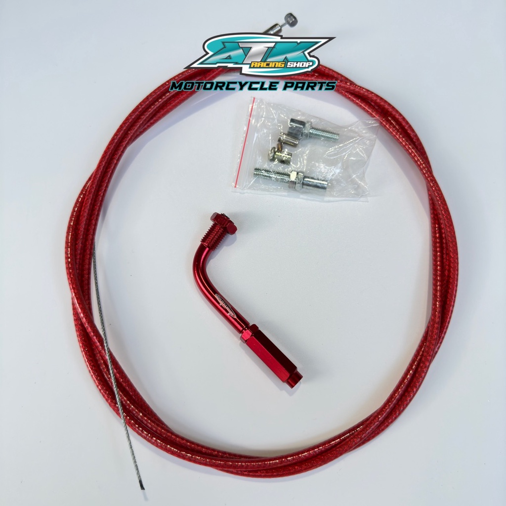 Dây ga thái gắn mọi loại xe máy có kèm co ga nhiều màu sắc dây dài 190cm