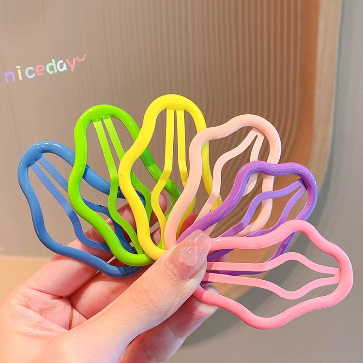 Kẹp Tóc Hình Đám Mây / Ngôi Sao Màu Sắc Ngọt Ngào Cho Nữ