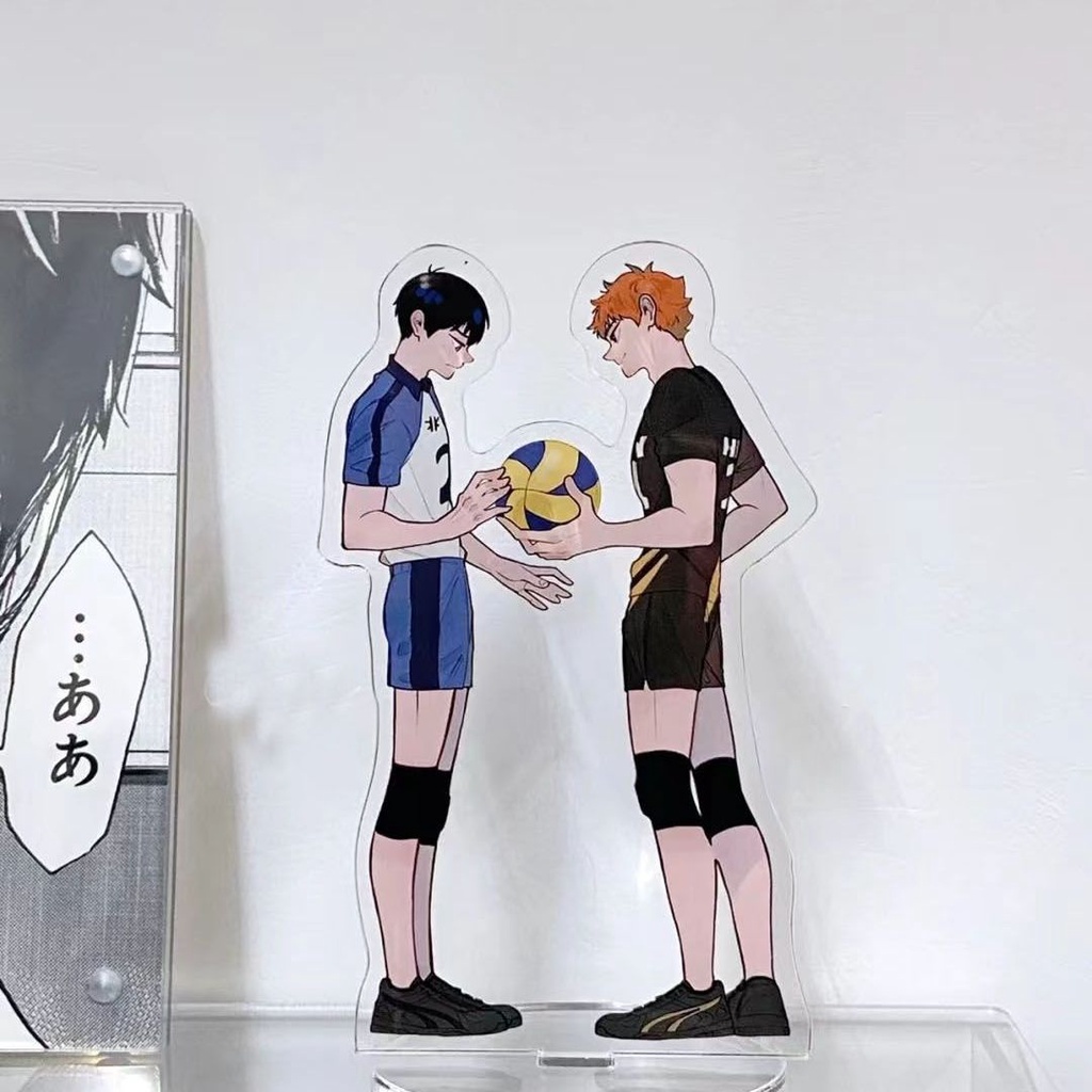 Mô hình Standee Haikyuu Acrylic Stand Shoyo Hinata Tobio Kageyama Anime decor góc học tập để bàn làm việc