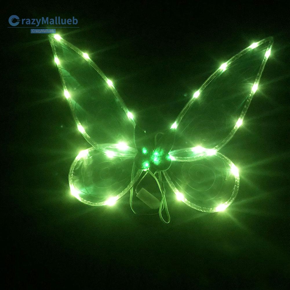 Cánh Tiên Đèn led Phát Sáng Biểu Diễn Thú Cưng Chó Mèo Cánh Bướm Cho Tiệc Giáng Sinh halloween