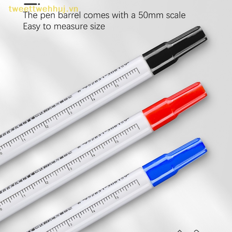 Tweehuj Bút Đánh Dấu Hai Đầu Lỗ Sâu Kim Loại Lỗ Sâu 20mm vn