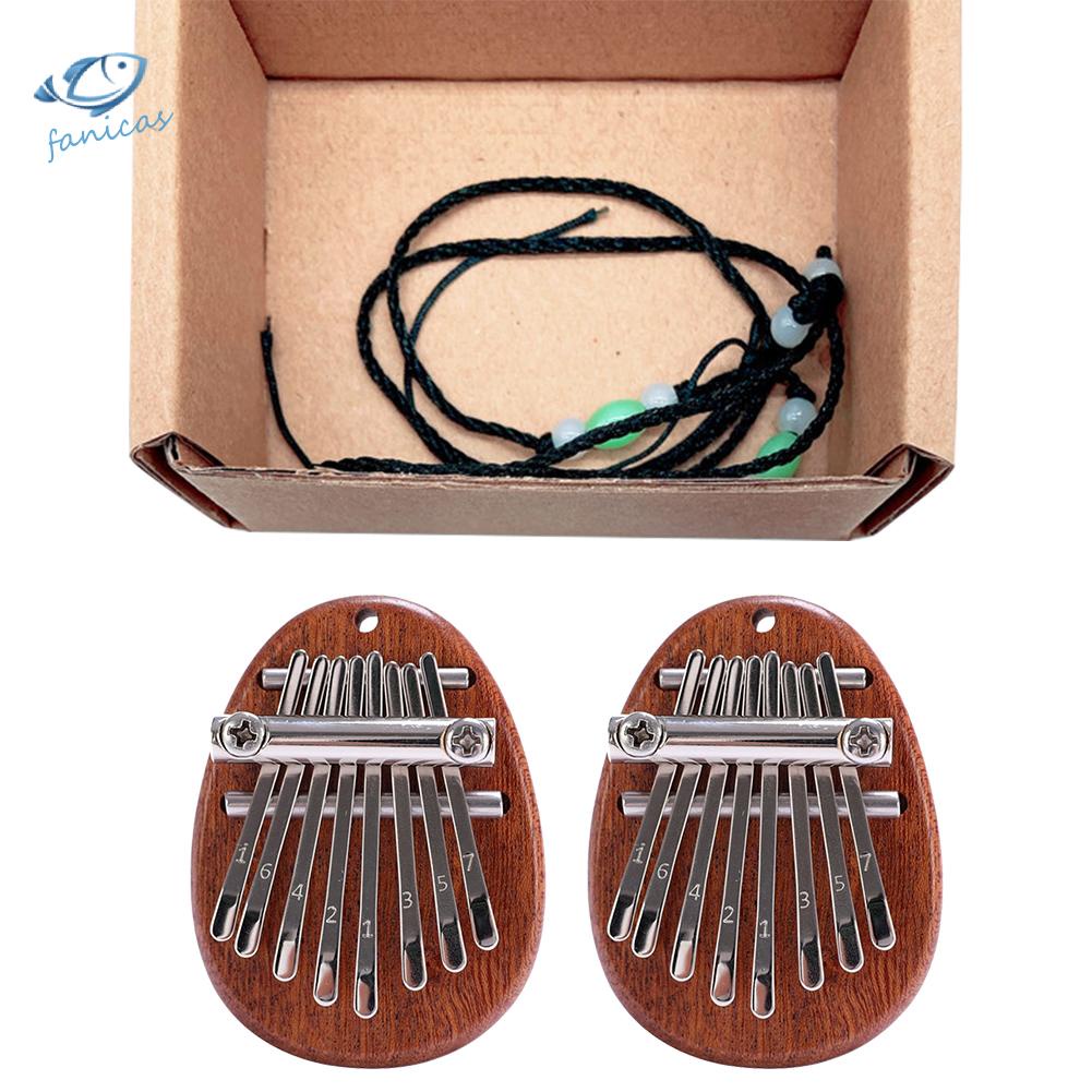 Fanicas.vn Nhạc Cụ kalimba mini Bằng Gỗ 8 Tông