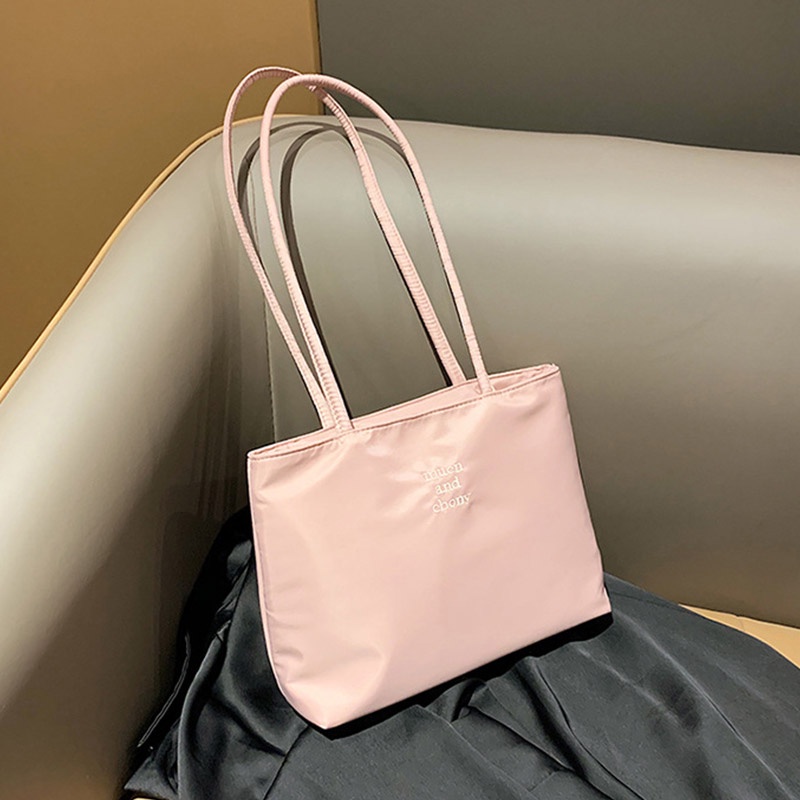 Shi chen Túi đeo dưới cánh tay Bằng nylon Co Giãn Cao Thêu Họa Tiết Phong Cách Hàn Quốc Thời Trang Cao Cấp