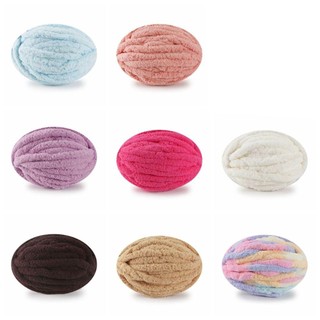 Cuộn Len Đan Sợi chenille Dày 2cm Mềm Nhiều Màu Sắc