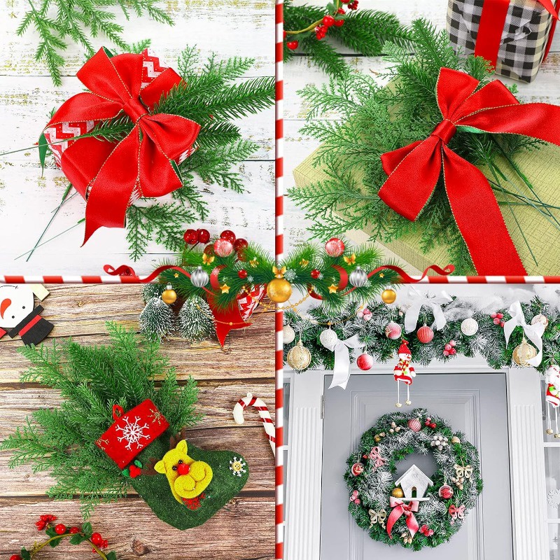 Cây Thông Giả Màu Vàng / Bạc Lấp Lánh Trang Trí Giáng Sinh / Năm Mới diy