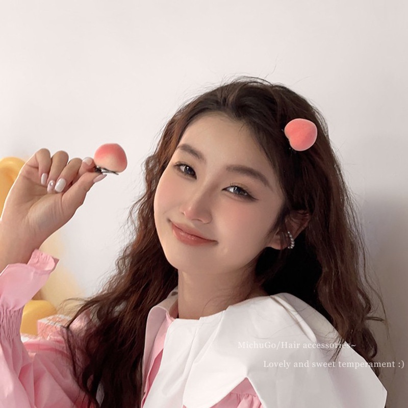 PVN60423 Kẹp tóc mỏ vịt hình quả đáng yêu cho bạn gái T2