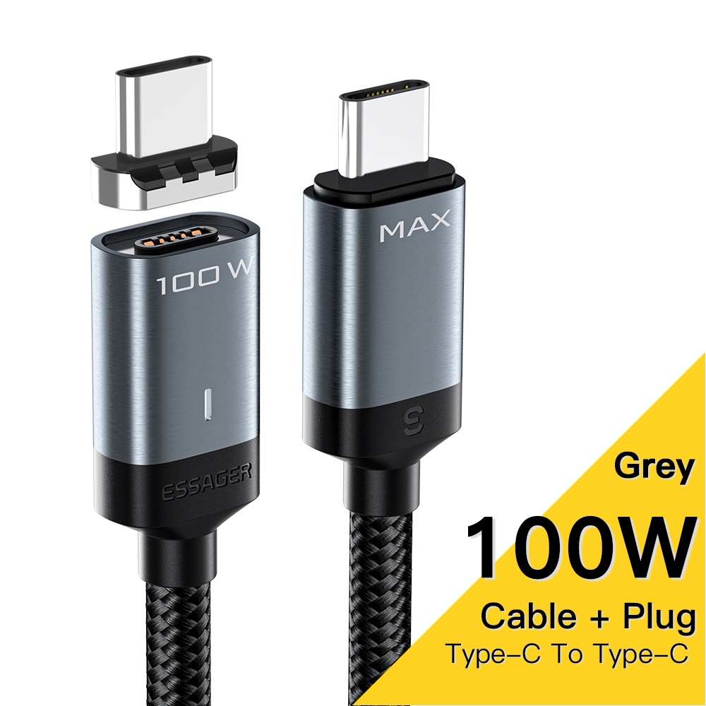 Essager Dây Cáp Sạc Nhanh 100w pd 5a Chuyên Dụng Cho macbook pro xiaomi huawei p30 pro samsung