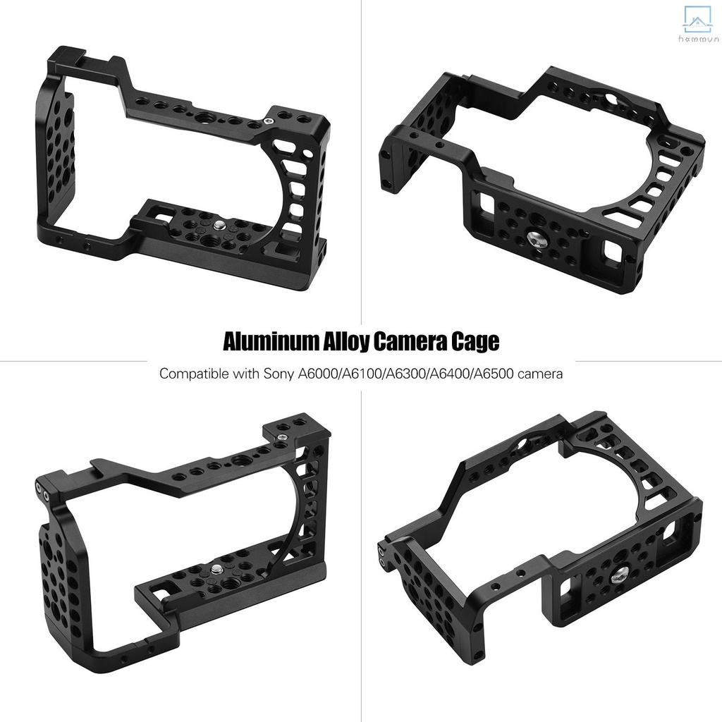 Khung Gắn camera Bằng Hợp Kim Nhôm Có Lỗ Thoát Khí 1 / 4 3 / 8 Thay Thế Cho a6000 / a6100 / a6300 / a6400 / a6500 #homevn