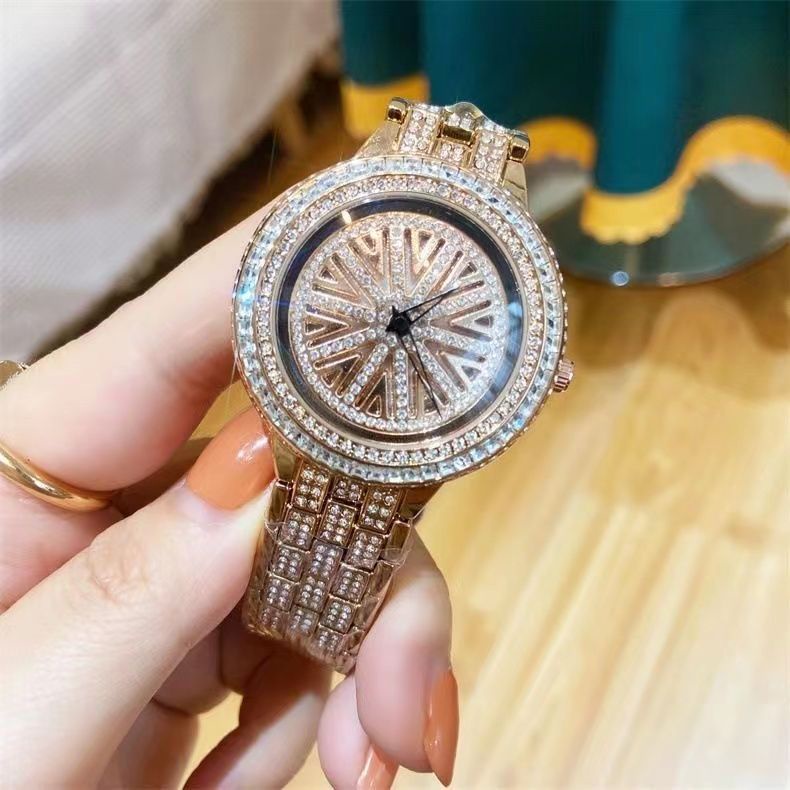 Đồng hồ xoay, Đồng hồ nữ kim cương, Đồng hồ sinh viên, ins